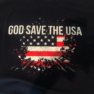 "God Save the USA" Custom Tee Shirt
